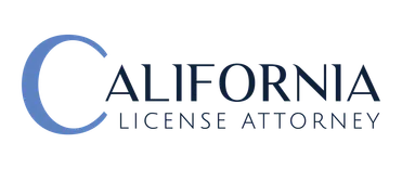 CALIFORNIA LICENSE ATTORNEY