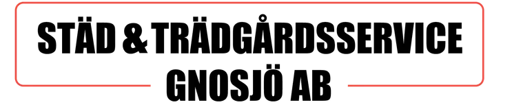 Städ och trädgårdsservice gnosjö ab