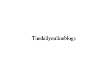 thedailyonlineblogs