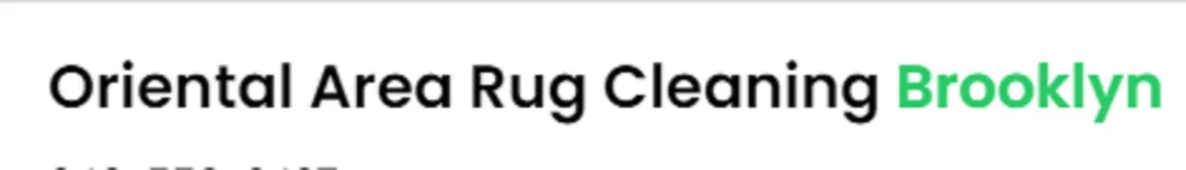 Oriental Area Rug Cleaning Brooklyn