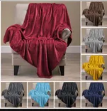 Fluffy fleece Sofa & bed throw blankets