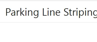 Parking Line Striping , LLC