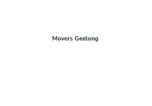 Movers Geelong