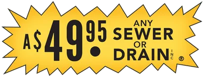 A 49.95 Any Sewer Or Drain