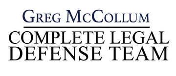 Greg McCollum Complete Legal Defense Team