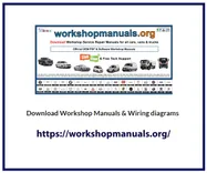 Workshop Manuals