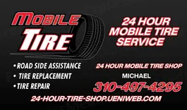 24 Hour Mobile Tire Change Service