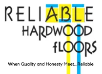 Reliable Hardwood Floors