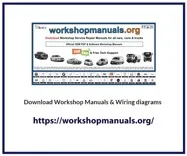 Workshop Manuals