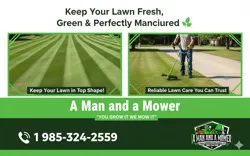 A Man and a Mower