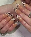 Rose Nails Kitty Nails