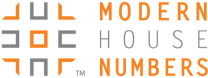 Modern House Numbers