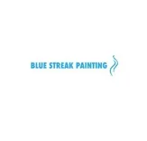Blue Streak Painting