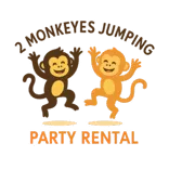 2 Monkeyes Jumping Party Rentals