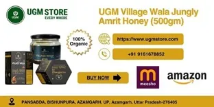 Village Wala Jungly Amrit Honey 500gm – Raw, Pure Jungle Honey