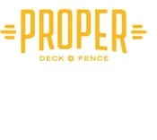 Proper Deck and Fence