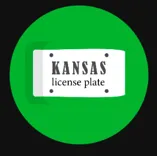 Kansas License Plate