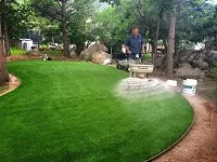 Lawn Pros Landscaping Artifical Turf & Concrete.