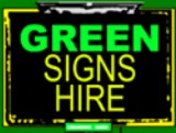 Green Signs Hire