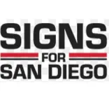 Signs for San Diego