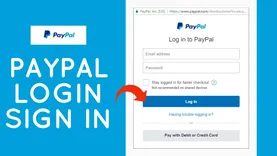 paypal login