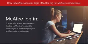 mcafee log in