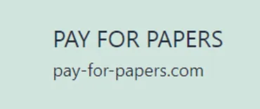 PAY FOR PAPERS