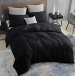 Black Duvet Cover