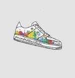 Custom hand painted shoes by paintedbrother