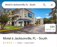 Motel 6 Jacksonville FL South
