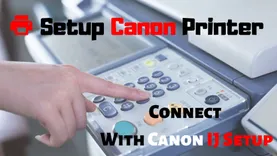 Canon ij Printer setup