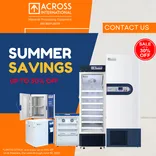 Summer Sale, Up to 30% off, Medical Freezers | Across International