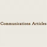Communications Articles