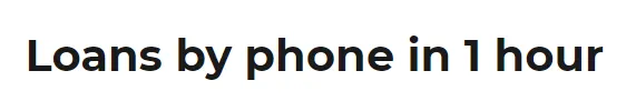 Loans By Phone In 1 Hour Inc