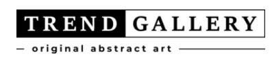 Large oversized abstract paintings by Trend Gallery