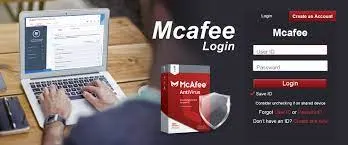 mcafee log in