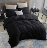 Black Duvet Cover