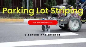 Mid Michigan parking lot striping