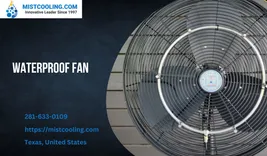 Outdoor Wall Fan for Patio - Mist Cooling