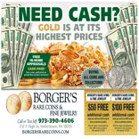 Borger's Rare Coins GOLD & SILVER Exchange