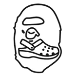 Bape Crocs