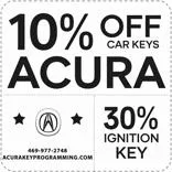 Acura Key Programming