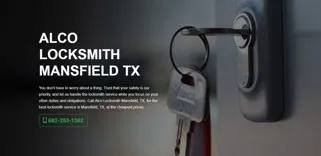 Alco Locksmith Mansfield