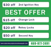 Subaru Key Replacement Mesquite