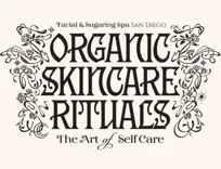 Organic Skincare Rituals & Facial Spa