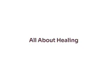 All About Healing