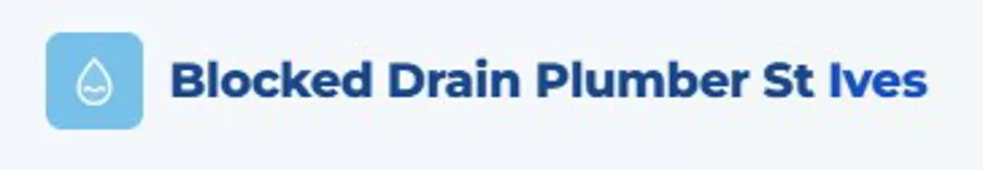 Blocked Drain Plumber St Ives