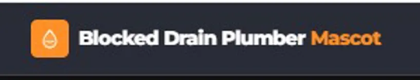 Blocked Drain Plumber Mascot