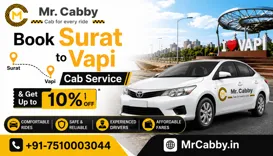 Surat to Vapi Taxi Service – Affordable and Relaxing